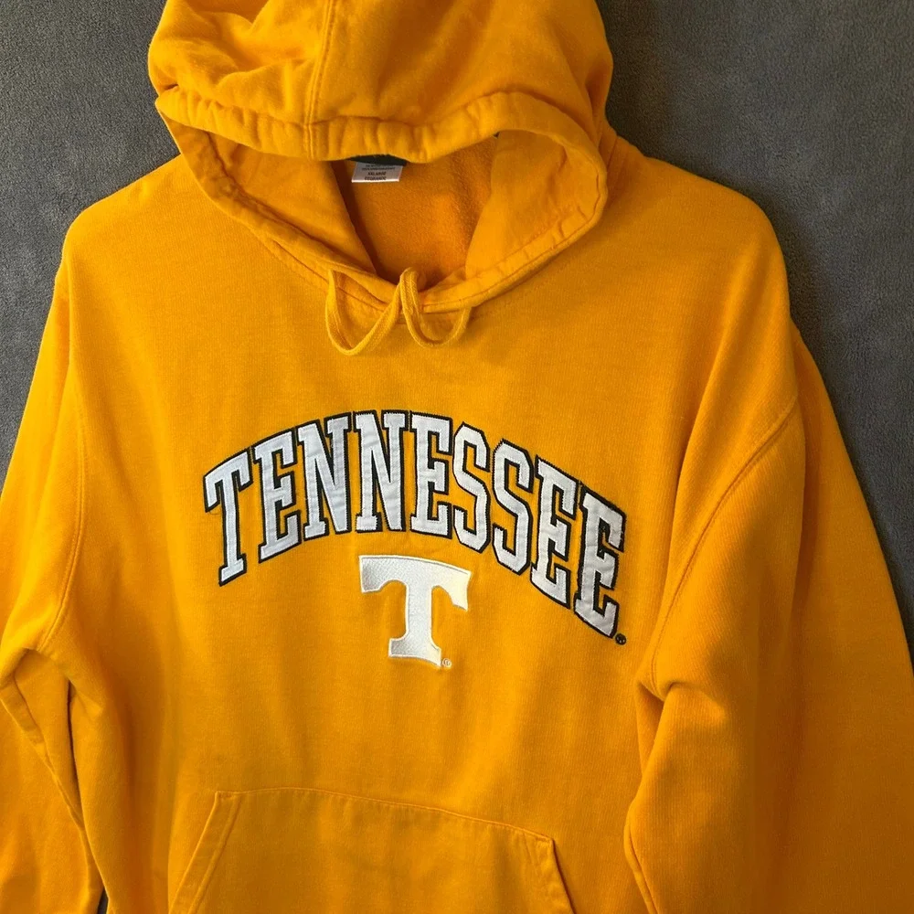 Tennessee Volunteers Hoodie Mens XXL Adidas Orange Vols Pullover Sweatshirt
